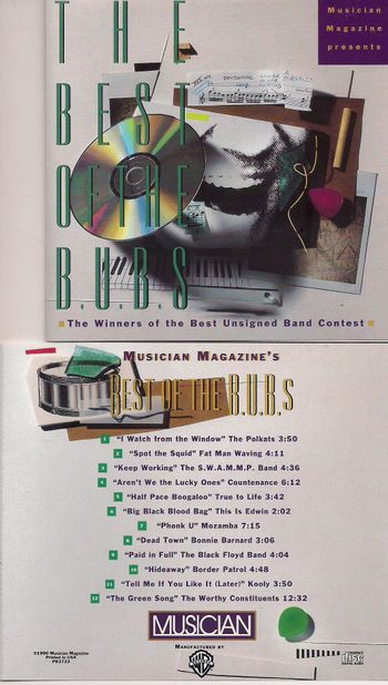 True To Life selected from 3000 bands in the world to have their song "Half Pace Boogaloo" featured on this Warner Brother CD: " Musician Magazine Presents The Best of the B.U.B. S."
