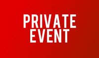 PRIVATE EVENT 1:00pm-4:00pm