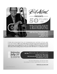 Bill Allred Presents: 50 years of Trombone with The Dave Sheffield Trio