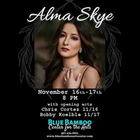 Alma Skye Quartet w/ opening act Chris Cortez 11/16/23
