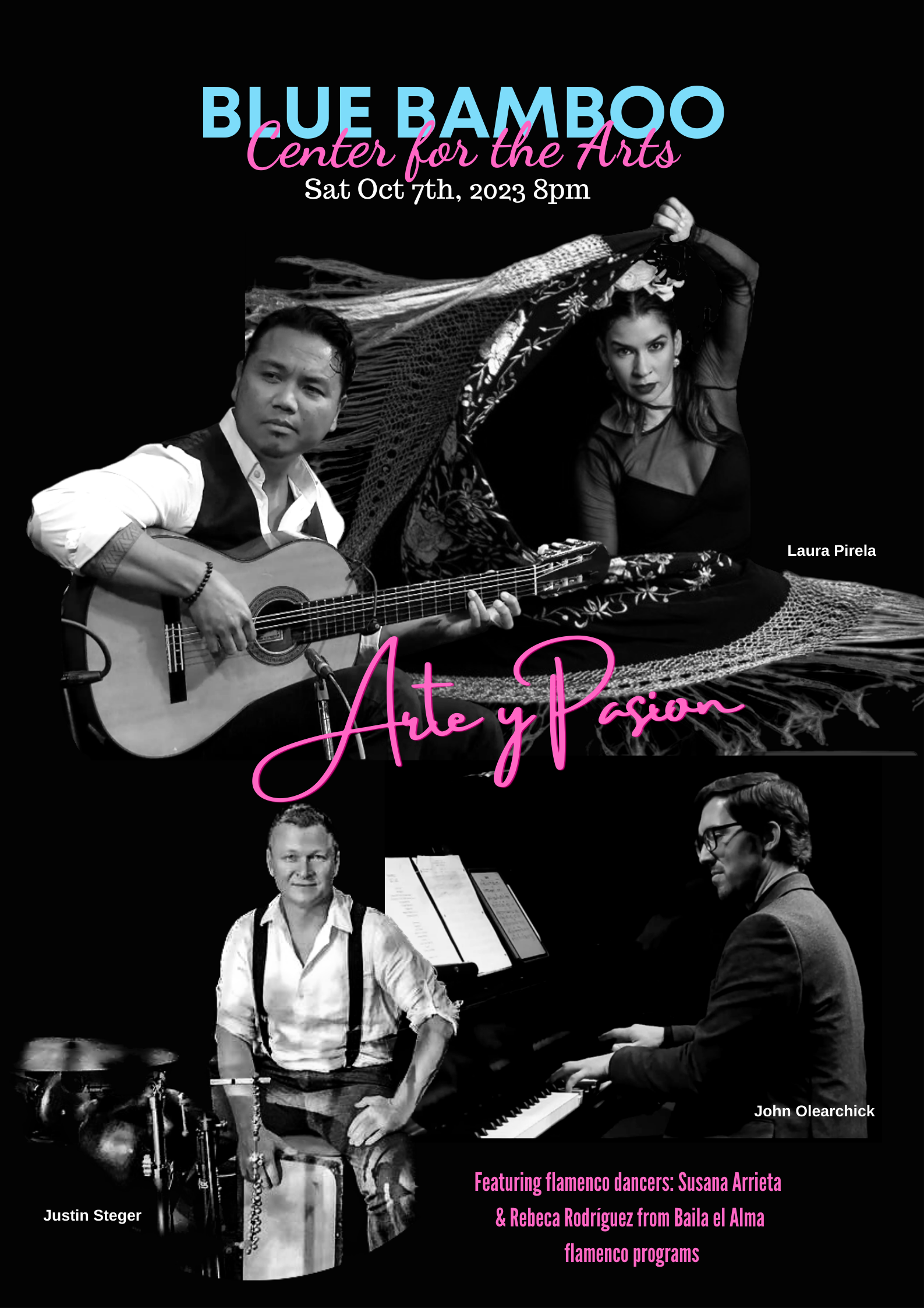 Don Soledad Quartet Presents: Arte y Pasion 10/7/2023 @ Blue Bamboo Center  for the Arts - Oct 7, 2023, 8:00PM