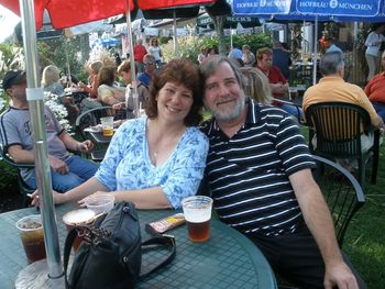 Love is a beautiful thing. That's Miss Denise snuggling with John Potter. John took this great batch of pictures at the Cooperage.
