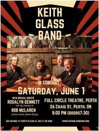 Keith Glass Band w/Rosalyn Dennett & Rob McLaren