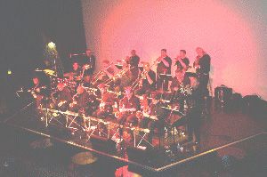 The "NightFlight Big Band" in concert at WorkPlay Studios in Birmingham, AL.  March 15, 2003
