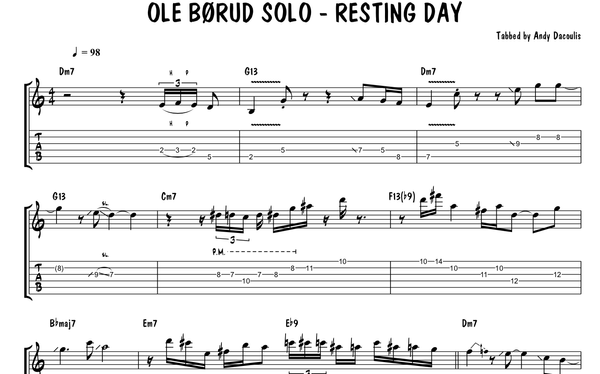 Ole Børud - Resting Day Solo