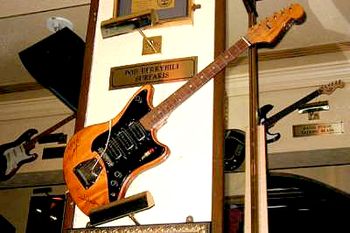 Bob's guitar-Hard Rock Cafe - now refinished in natural wood

