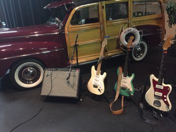 "Guitars, Amp and Woody"
