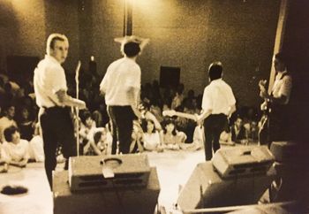 Performing in San Diego -  1964 - Bob looking back checking the Fender Blonde Dual Showman Amps!
