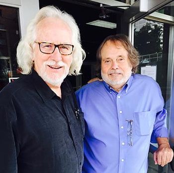 Bob with Joe Chambers, Director of the Musician's Hall of fame
