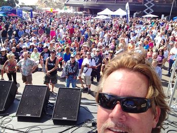 Deven and a few friends take a selfie at the Fiesta Del Sol, Solana Beach CA 2014
