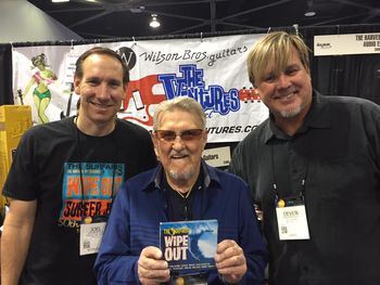 Joel & Deven with Don Wilson of The Ventures at the NAMM Show 2016
