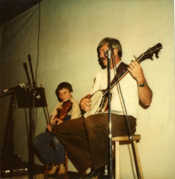 With my dad sometime in the '70's

