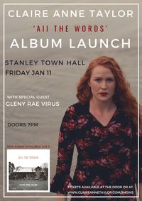 Claire Anne Taylor Album Launch at Stanley Town Hall