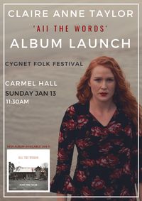 Claire Anne Taylor Album Launch at Cygnet Folk Fest