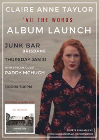 Claire Anne Taylor Album Launch at Junk Bar, Brisbane (QLD)