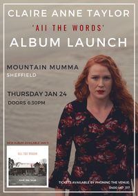 Claire Anne Taylor Album Launch at Mountain Mumma, Sheffield (TAS)