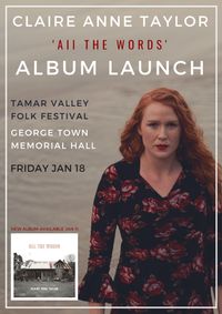 Claire Anne Taylor Album Launch at Tamar Valley Folk Festival