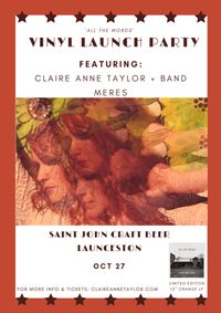 Claire Anne Taylor Vinyl Launch Party Launceston