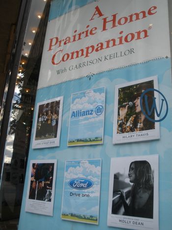A Prairie Home Companion performance poster!
