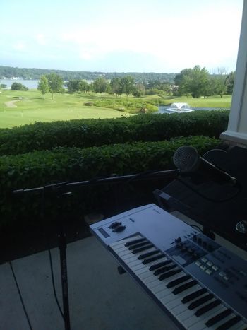 Jay Isaacson performs at Geneva National Country Club in Lake Geneva, Wisconsin.
