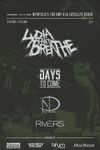 Lydia Can't Breathe Will Call GA Ticket 10/12