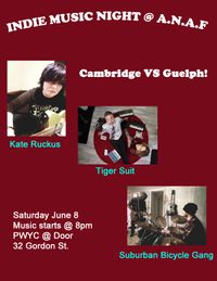 Cambridge Vs. Guelph! at the ANAF (with Tiger Suit