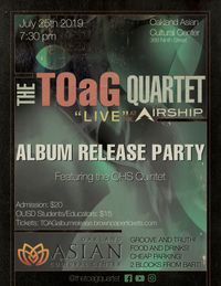 The TOaG Quartet: Album Release Party