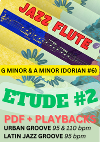 FLUTE JAZZ ETUDE #2 + Playbacks