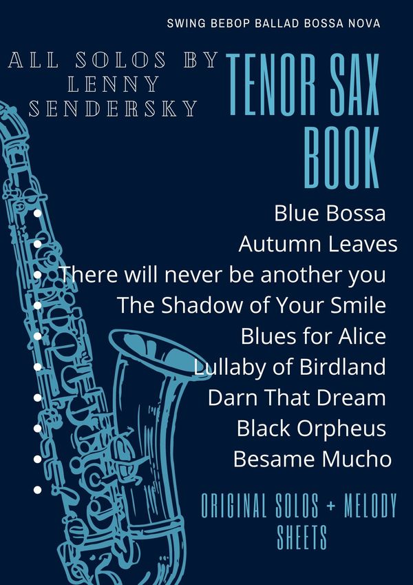 lenny sendersky SAXOPHONE PDF BOOK SHOP