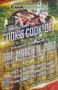 1st Annual Cooks Cook Off!