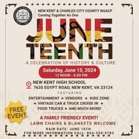 Juneteenth Celebration New Kent County Virginia 