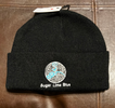 SLB Embroidered Black Knit Beanie