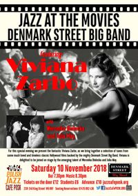 JAZZ AT THE MOVIES WITH DENMARK STREET BIG BAND - featuring  VIVIANA ZARBO