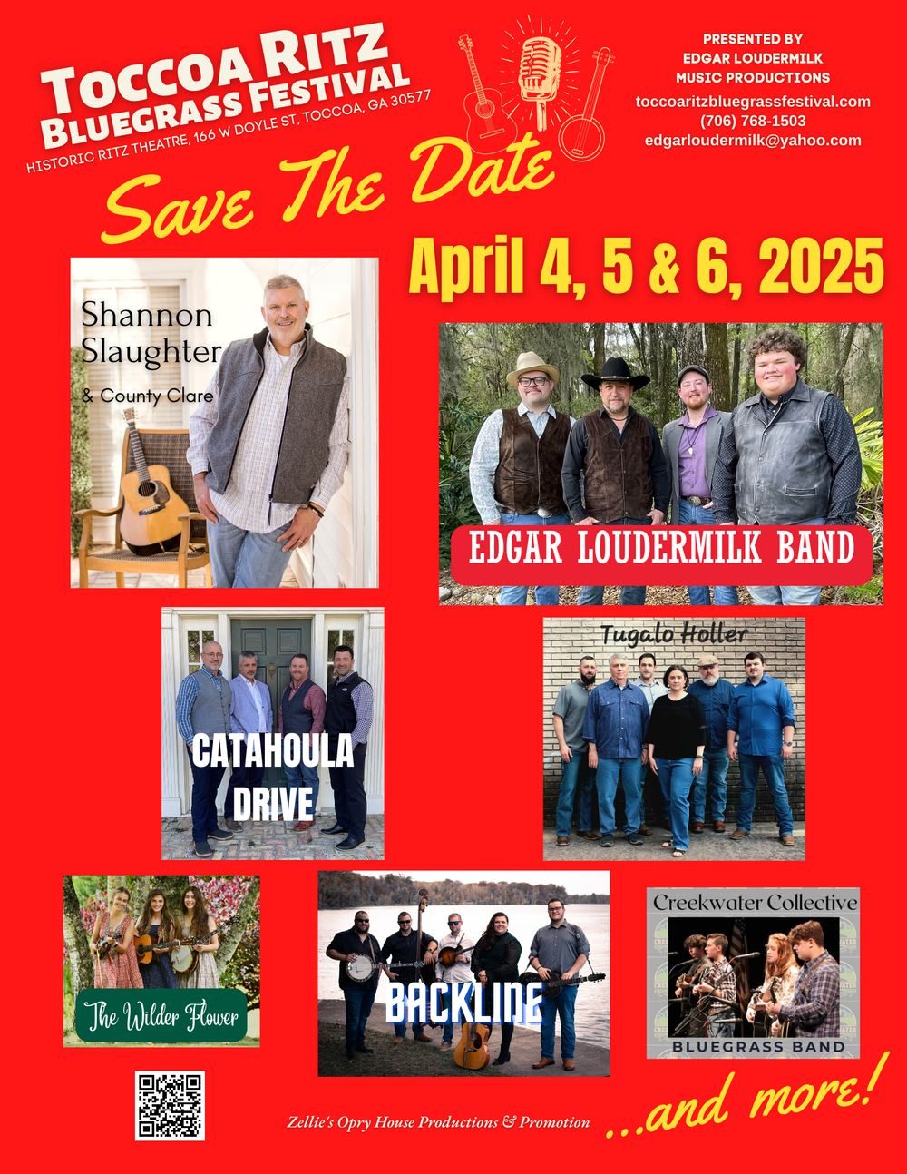 Edgar Loudermilk Toccoa Ritz Bluegrass Festival