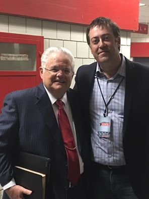 Pastor John Hagee with Matt Felts
