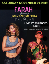 Outdoor Concert at 208 Rodeo - Farah and Jordan Hemphill