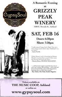 Cancelled. A Romantic Valentine's with Gypsy Soul