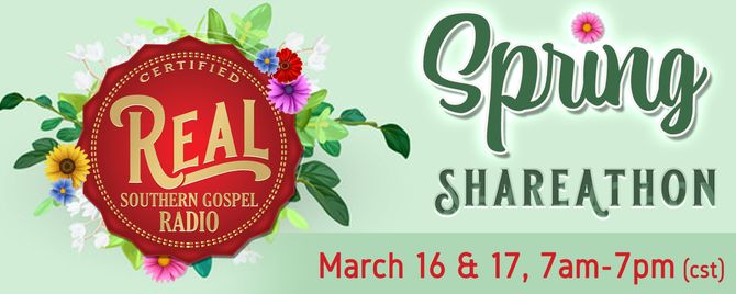 CLICK THE REAL SOUTHERN GOSPEL RADIO LOGO TO DONATE AND TUNE IN TO HEAR SPECIAL INTERVIEWS, GREAT MUSIC & MORE!
