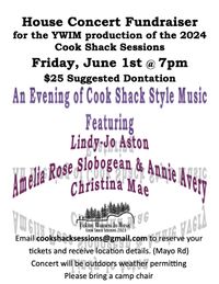 Cook Shack Fundraiser Concert