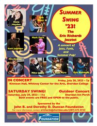 Summer Swing Jazz Concert @ Sheridan College
