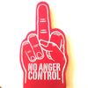 No Anger Control Foam Middle Finger