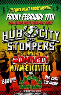 Hub City Stompers with The Commonwealth, Unruly Boys, and No Anger Control