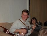 Johnandrew Bellner has been a full time band member, and still joins us when he can, on mandolin, tenor banjo, and guitar.   And he sings!
