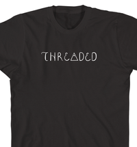 Black T-shirt - Threaded Logo