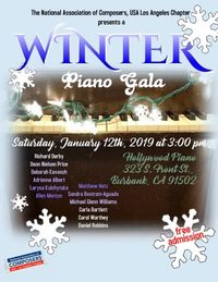 NACUSA-LA Winter Piano Gala