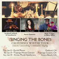 Singing the Bones Music Salon w Lydia Violet, M'Gilvry Allen, & Kele Nitoto