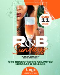 R&B SUNDAYS BRUNCH AND DAY PARTY