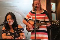 Jade Wan and Monica Graham at Legends Open Mic 