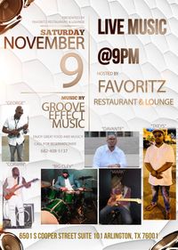 George Crump with Groove Effect Music Live