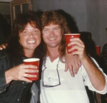 John Norum of Europe and Mike Rust
